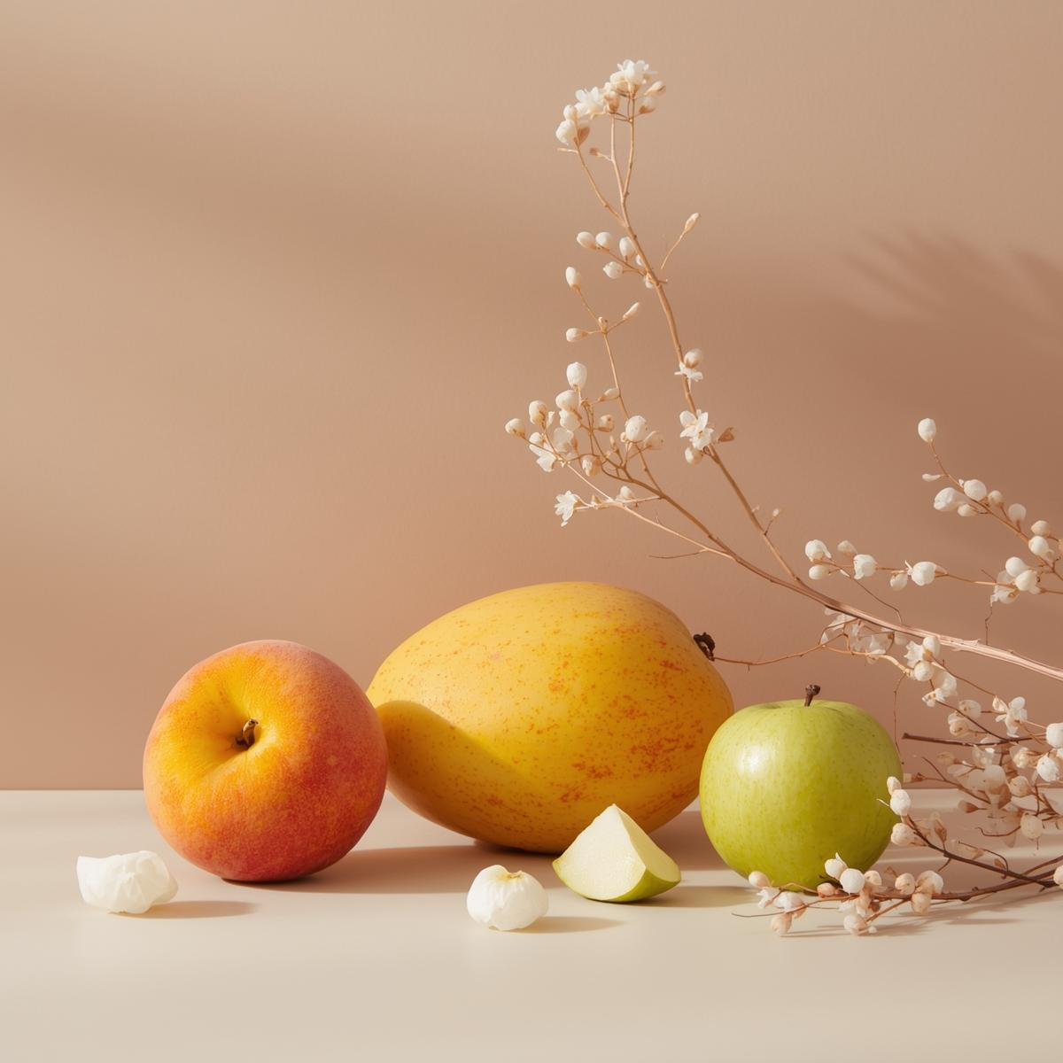 Ethiopia İdido tadım notlarında yer alan kayısı, mango ve yeşil elma görseli.